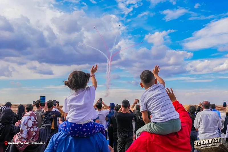 Şanlıurfa’da TEKNOFEST Coşkusu İlk Günden Meydanlara Taştı