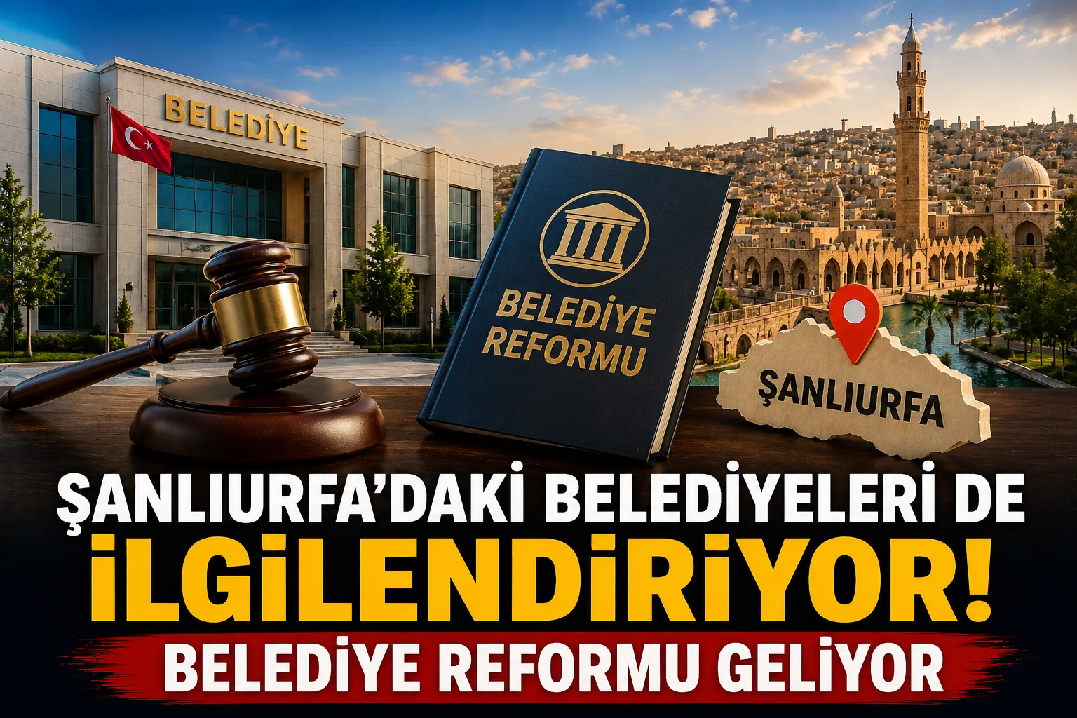 Şanlıurfa’daki Belediyeleri de İlgilendiriyor! Yeni Belediye Reformunda Neler Var?